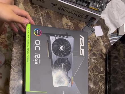 开箱一个华硕4070ti tuf#diy电脑 #华硕 #装机