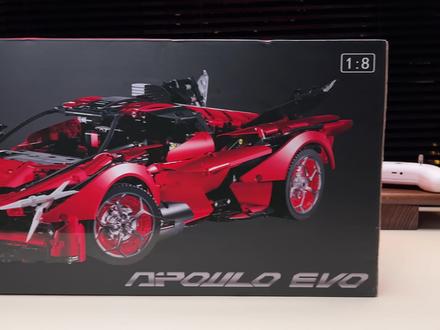 #这才是男人的玩具 3669颗粒1:8阿波罗EVO,花了12个小时拼装,过程简单解压感觉在造真车一样!#积木 #拼装模型