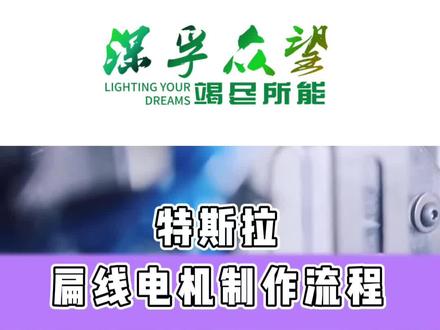 扁线电机生产工艺#孚能电池 #新能源 #自动化生产线