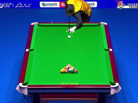 郑肖淮7连炸清完整版!2025乔氏杯南宁站8进4时,郑肖淮状态爆棚轰出7连炸清,完整版回顾#郑肖淮 #乔氏大师赛 #乔氏中式台球 #中式八球 #炸清