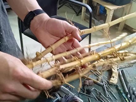 路边捡回的竹鞭转眼变成人人喜欢的宝贝,创意无处不在,你也行。 #手工艺术