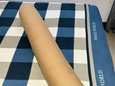 今天做了个纯棉花的孕妇枕