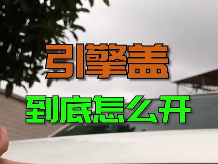 车子引擎盖怎么打开?你真的会吗@抖音汽车 #用车知识