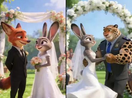 #朱迪 #朱迪尼克 #狐尼克 #疯狂动物城 #狐尼克vs兔朱迪