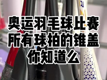这些羽毛球拍锥盖科技,你都知道呢?#羽毛球装备 #羽毛球拍 #羽毛球