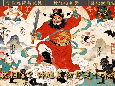 天师钟馗 斩鬼驱邪,镇宅赐福,今天我们来说说天师钟馗的故事。 #钟馗 #神话故事 #传统文化 #社科人文 #民间故事
