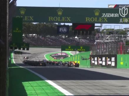 #f1 2023巴西站大奖赛 第二次重启比赛#维斯塔潘 #红牛