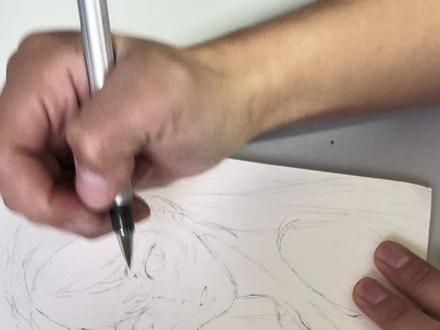 第一次录绘画过程#绘画 #绘画过程 #画画 #手绘 #纸绘