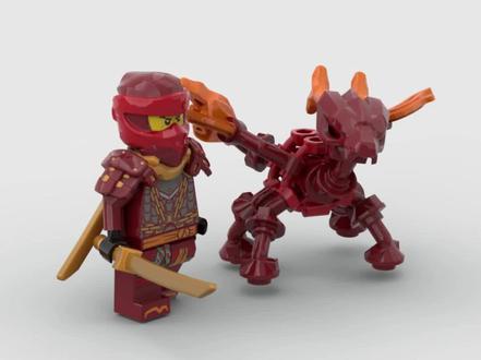带龙的幻影忍者见过吗?教你拼个凯带龙 #乐高 #幻影忍者 #积木 #MOC #凯