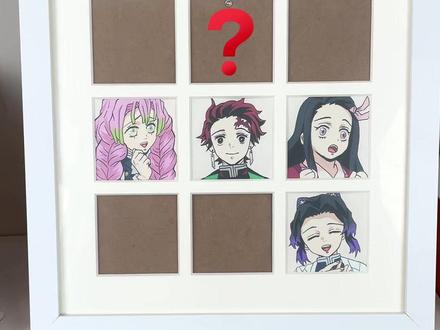 炭治郎九宫格!第四期蝴蝶忍 #掌握直液式丙烯马克笔 #蝴蝶忍 #鬼灭之刃 #九宫格 #动漫手绘