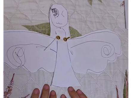 可动纸片人#日常瞎画 #可动纸片人 #手工 ##画丑勿喷