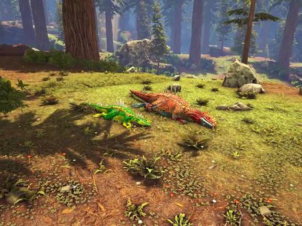 方舟变形记:龙魂收割者!狩猎飞龙夺技能! #方舟生存进化