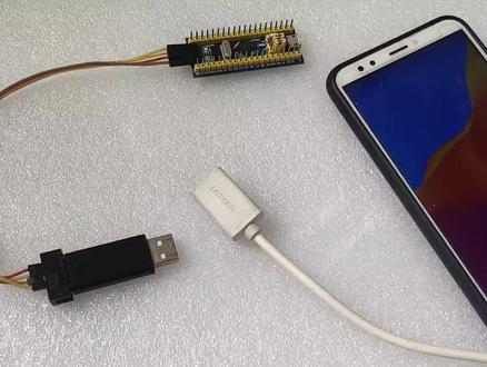 手机给stm32单片机下载程序#stm32