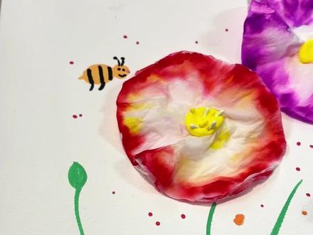 纸巾虞美人|晕染出一片春天
#亲手制作 #分享你做的手工作品 #手工diy成果大展示 #有趣的儿童手工作品 #幼儿园手工