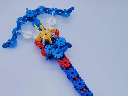 雪花片攻略 泽他奥特曼 泽塔光弩 三星难度110片#雪花片#泽塔奥特曼