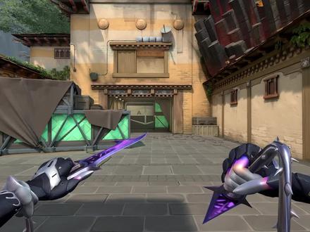 玫瑰刀皮//实机演示 #无畏契约