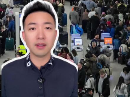 美国各地机场崩溃,竟然是因为安检人员领不到工资。#邢同学故事会#美国