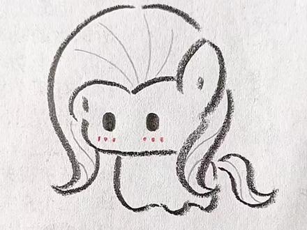 小马宝莉|Q版|柔柔简笔画✨✨#小马宝莉#柔柔#Q版#小马宝莉简笔画#画画教程