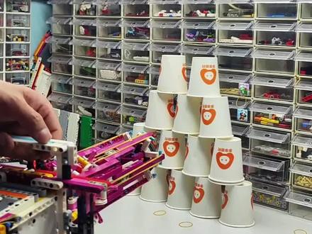 惊呆了!我用乐高还原了加特林,射速惊人!#乐高 #积木 #乐高moc