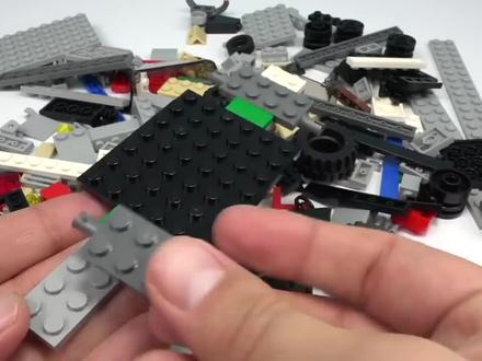 卡通益智乐高积木玩具组装皮卡拖车