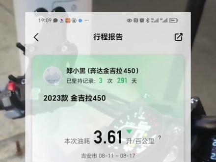 奔达金吉拉450第二箱油3.61升#让骑行成为一种生活 #摩托车 #奔达金吉拉450