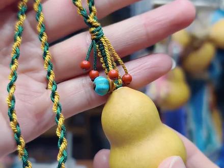 谁这么会教编葫芦呀~ #手工diy #手工艺品小葫芦 #手工 #编绳教程 #编绳手艺分享