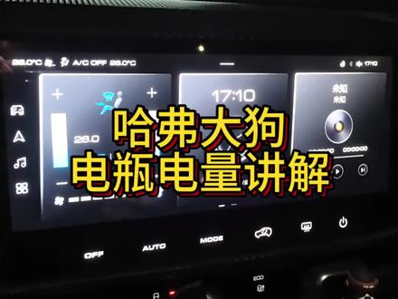 哈弗大狗电瓶电量讲解#用车小常识 #哈弗大狗 #汽车知识