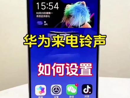 华为手机来电铃声如何设置#手机使用技巧 #实用小技巧 #鸿蒙 #科技下一站 #手机技巧