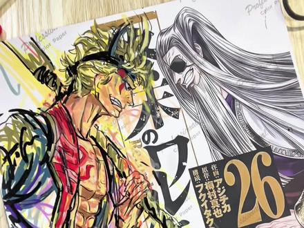 倒着画人神大战(40/365) 跟着我一起画一画,这场你们站那边说说你们的看法!投稿还想看我倒着画什么#画画 #终末的女武神 #艺泽美术 #跟着抖音学画画 #慕多星丙烯马克笔