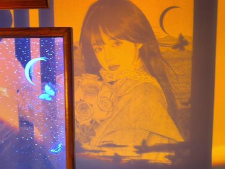 如何手工制作一副星空光影画#光影画#手工diy #星空