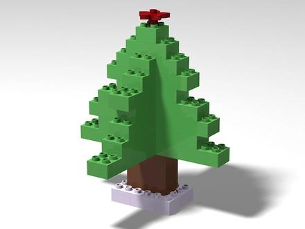#乐高 圣诞节做了一个迷你圣诞树,美美哒#抖知加油站 #新技能速成 #花式过圣诞