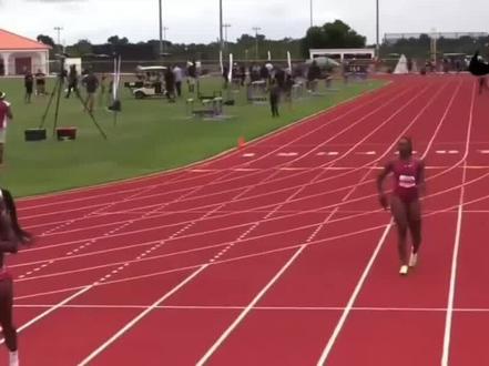 亚洲女飞人梁小静百米首破11秒!超高风速理查德森险胜普兰蒂尼 #田径 #体育生 #热血 #梁小静 #中国田径