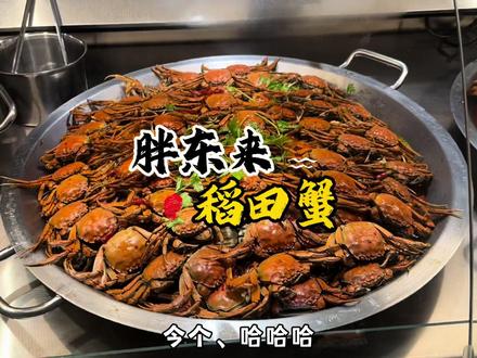 胖东来稻田蟹、一只是一两左右、买的时候因为我和工作人员聊天、他还要数数量、导致口误、忘知晓#大闸蟹 #螃蟹 #胖东来