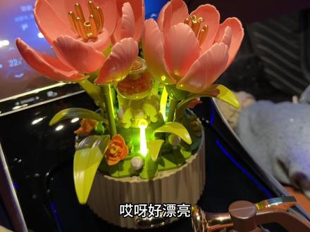 谁能拒绝一朵永不凋零的花呢 #礼物#积木花