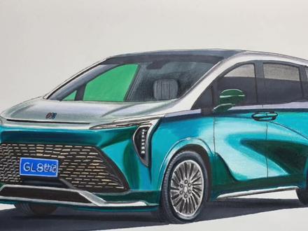 手绘别克世纪,谢谢观看 #马克笔绘画 #别克世纪 #别克商务gl8