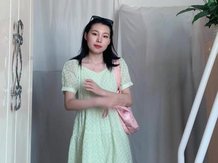跟着图片学穿搭|清爽系粉绿配色*5套穿搭分享 #初夏穿搭 #小个子穿搭 #粉绿色系 #彩色穿搭 #跟着博主学穿搭