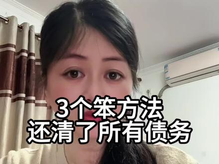 3个笨方法还清了所有债务 如果你现在还在负债中,每天面对着催债电话的轰炸,连生存都是一个问题,就看看我的来时路是怎么度过的,或许对你有点帮助#负债人的故事 #海南程姐 #还清负债