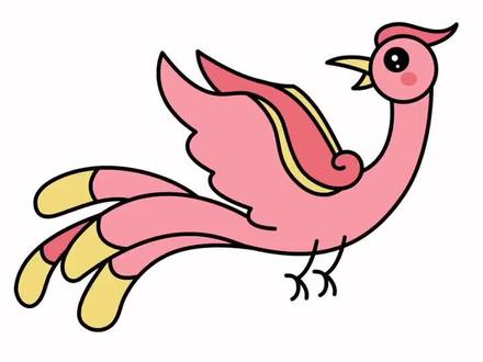 凤凰简笔画#简笔画 #画 #充能计划 想学画什么留言告诉我🤗