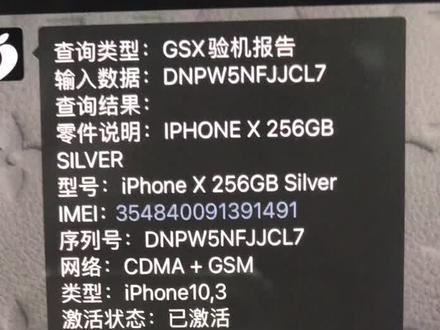 苹果手机必须要查的GSX验机报告!你的手机查了吗?#苹果手机 #iPhone