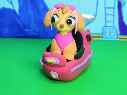 《汪汪队》狗狗们拯救莱德行动#抖音小助手 #超轻粘土手工 #粘土教程 #动画 #亲子