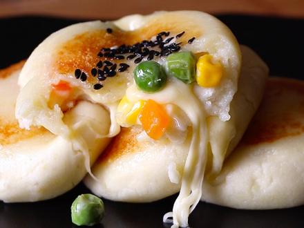 早餐土豆饼懒人做法,不饧面不发酵,软糯香甜又拉丝