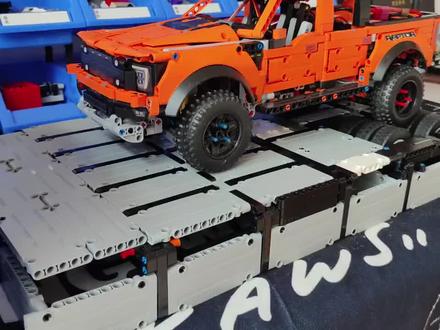 花了几个小时搭建的空转平台,先把乐高福特猛禽皮卡放上去拉一下马力#乐高 #乐高积木搭建 #乐高福特 #乐高福特猛禽 #福特皮卡