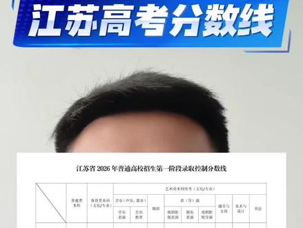 江苏高考分数线出来了,理科456,降7分 #江苏高考分数线 #高考划线