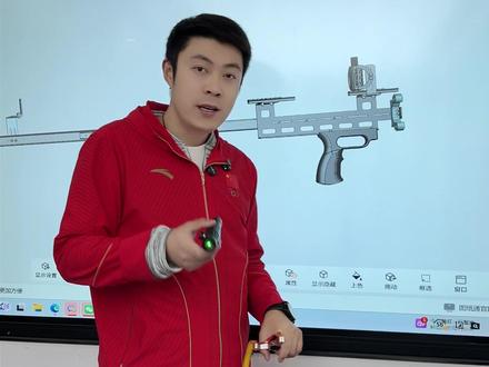 神机杆激光能打准吗? #陈策射箭教学 #AGS两用弓 #两用弓品牌推荐 #神机杆S3