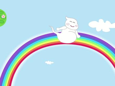 可悠动漫:彩虹颜色被怪兽吃掉 猫妹妹的魔法棒能让它恢复光彩吗 #益智 #儿童动画 #早教