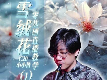 《雪绒花》零基础乐曲教学(一) C20 小小笛电吹管零基础直播教学 好学 好玩 好掌握 从零学起满满的干货教学 解老师电吹管课堂#电吹管 #电吹管演奏 #电吹管教学 #锣钹电吹管