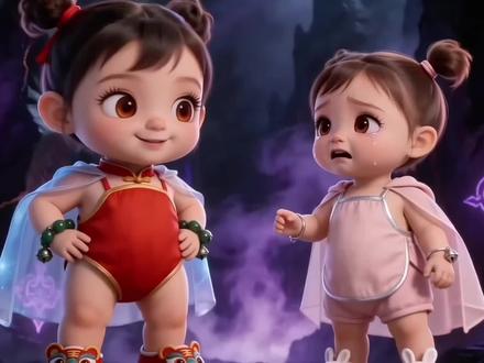 三岁魔娃:爹地躺平,我掀翻三界!#动漫 #二次元 #3D动漫 #因为一个片段看了整部剧