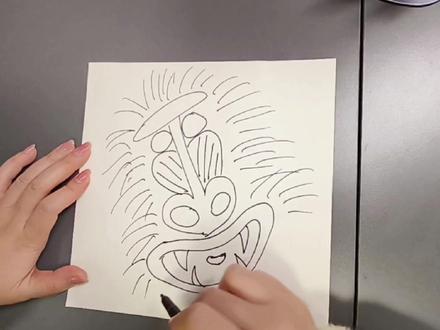 加字幕重发一遍,自己从画开始转拼豆图纸哦
#拼豆 #手绘 #拼豆图纸