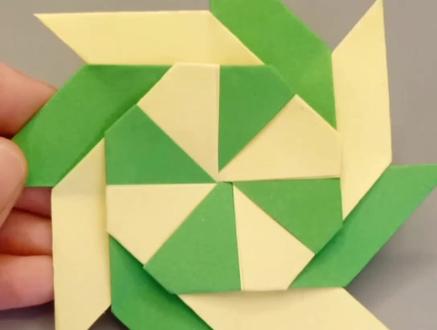 制作史上最强千变飞轮纸飞镖,你学费了吗?#折纸飞镖 #飞镖 #折纸教程 @抖音青少年