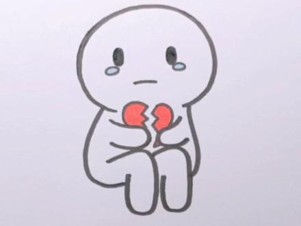 10秒教你简笔画委屈表情包,一看就会!